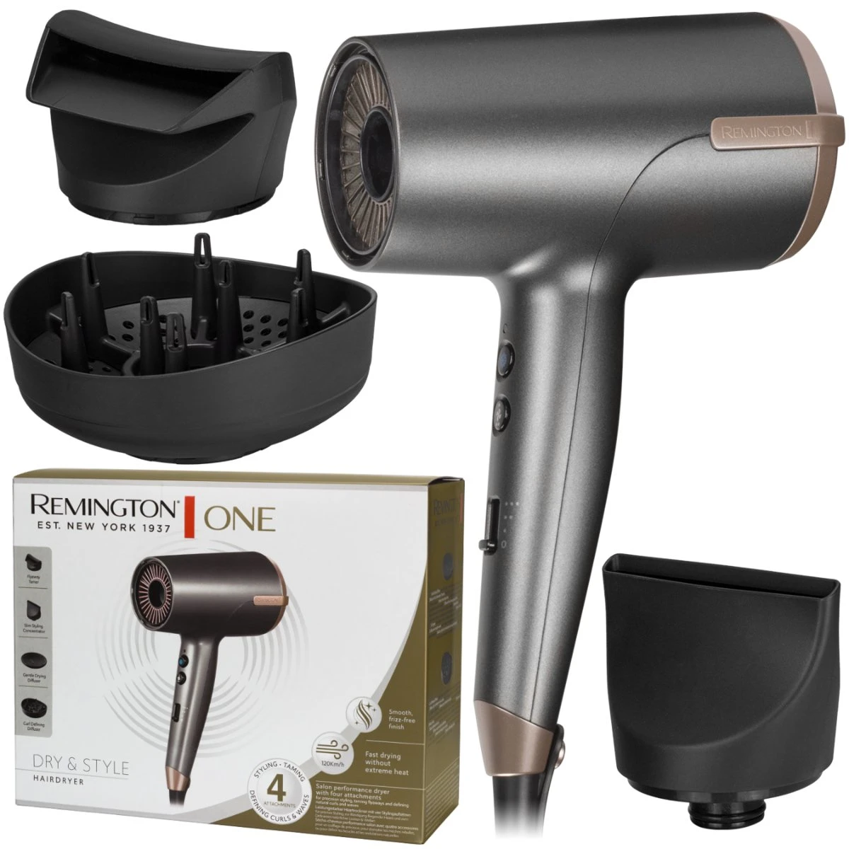 سشوار رمینگتون مدل D6077 One Dry & Style